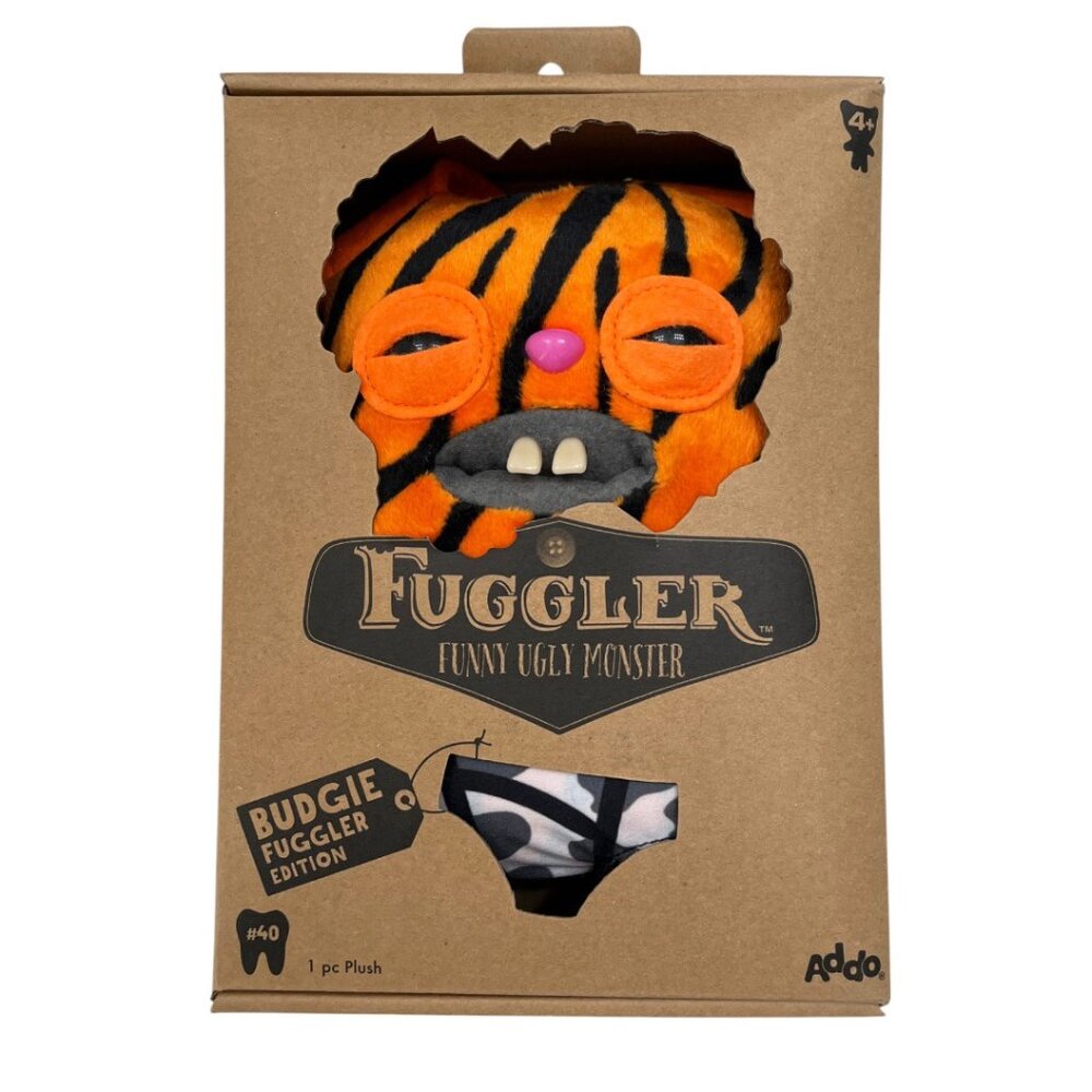 New in Box Budgie Fuggler Rabid Rabbit Tiger Print Fleece #40